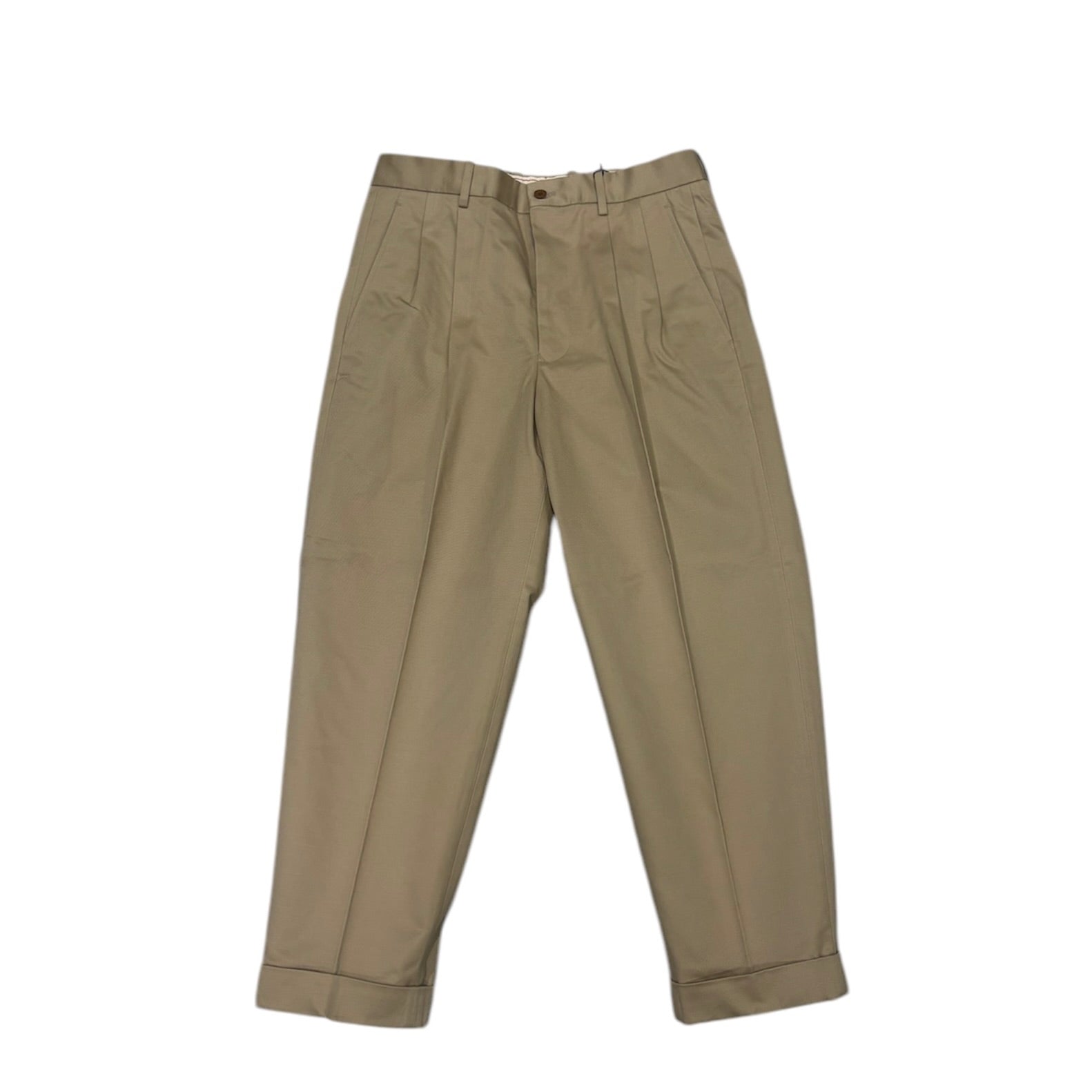 [SCYE BASICS] San Joaquin Cotton Chino Pleated Trousers サイベーシックス サンホアキン コットン チノ トラウザーズ - apartir Online Store アパルティール セレクトショップ