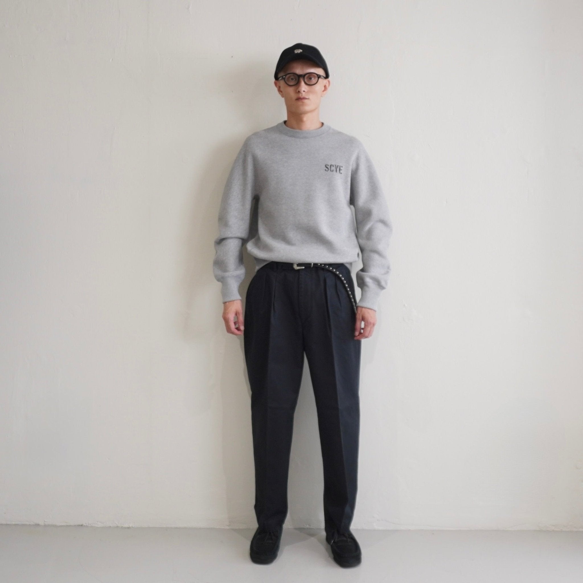 【SCYEBASICS】San Joaquin Pleated Trousers SCYE BASICS] San Joaquin Cotton Chino Pleated Trousers サイ サン