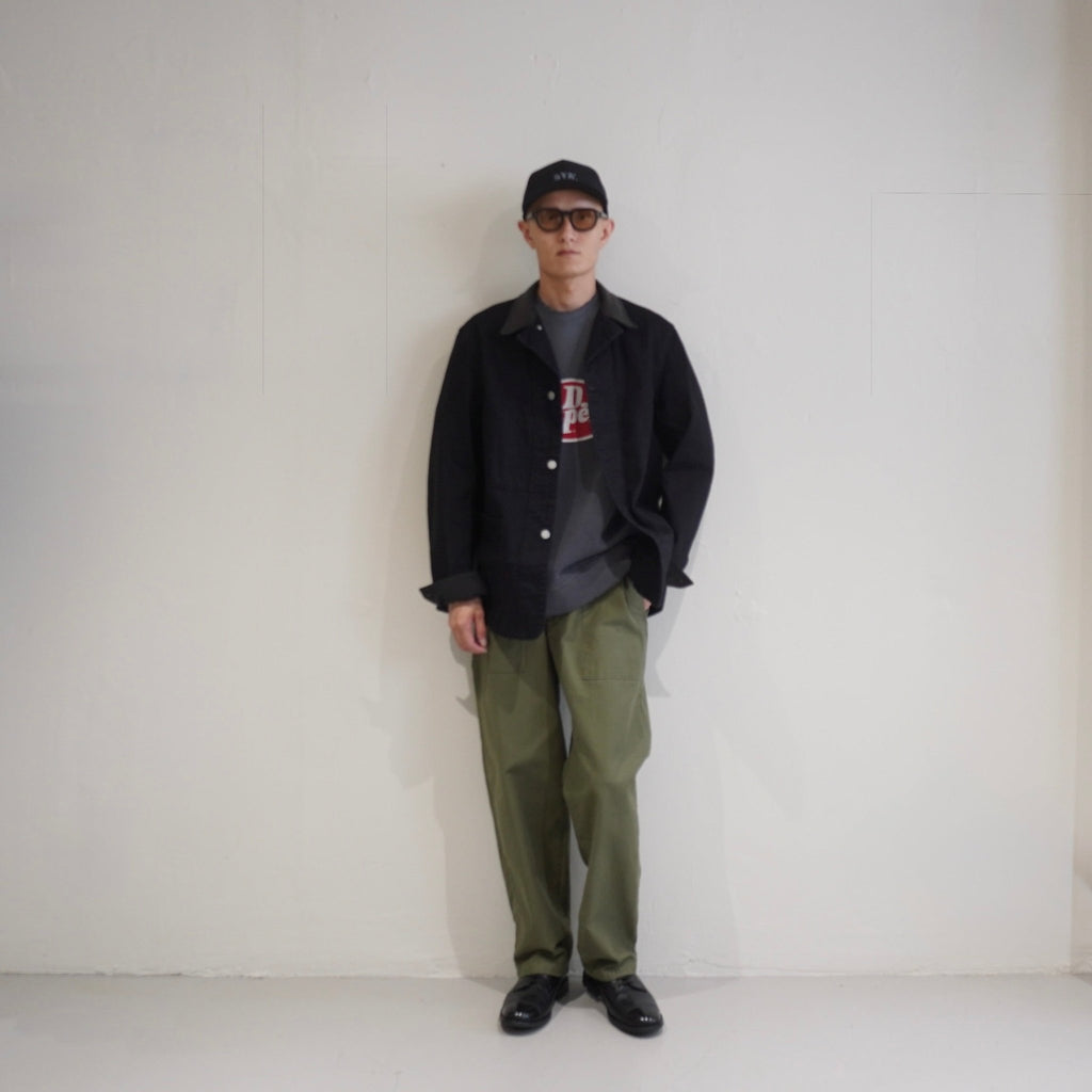[SCYE BASICS] Selvedge Black Denim Chore Jacket - apartir Online Store アパルティール セレクトショップ