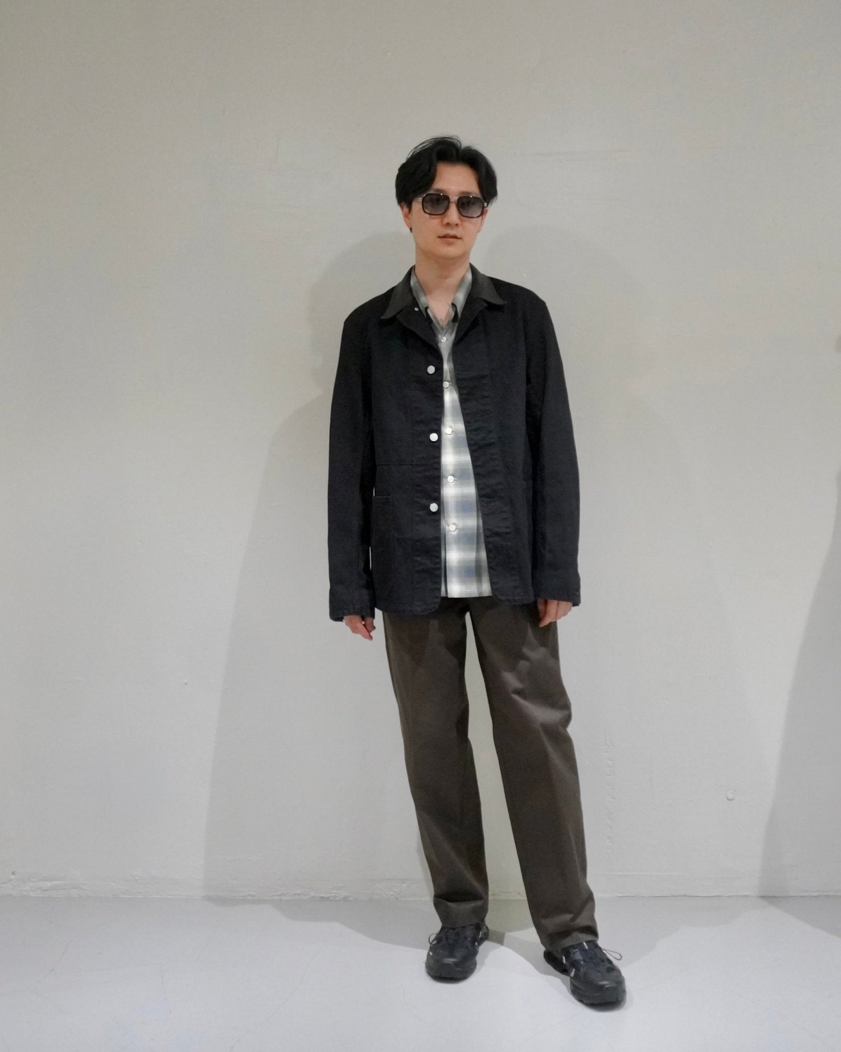 [SCYE BASICS] Selvedge Black Denim Chore Jacket - apartir Online Store アパルティール セレクトショップ