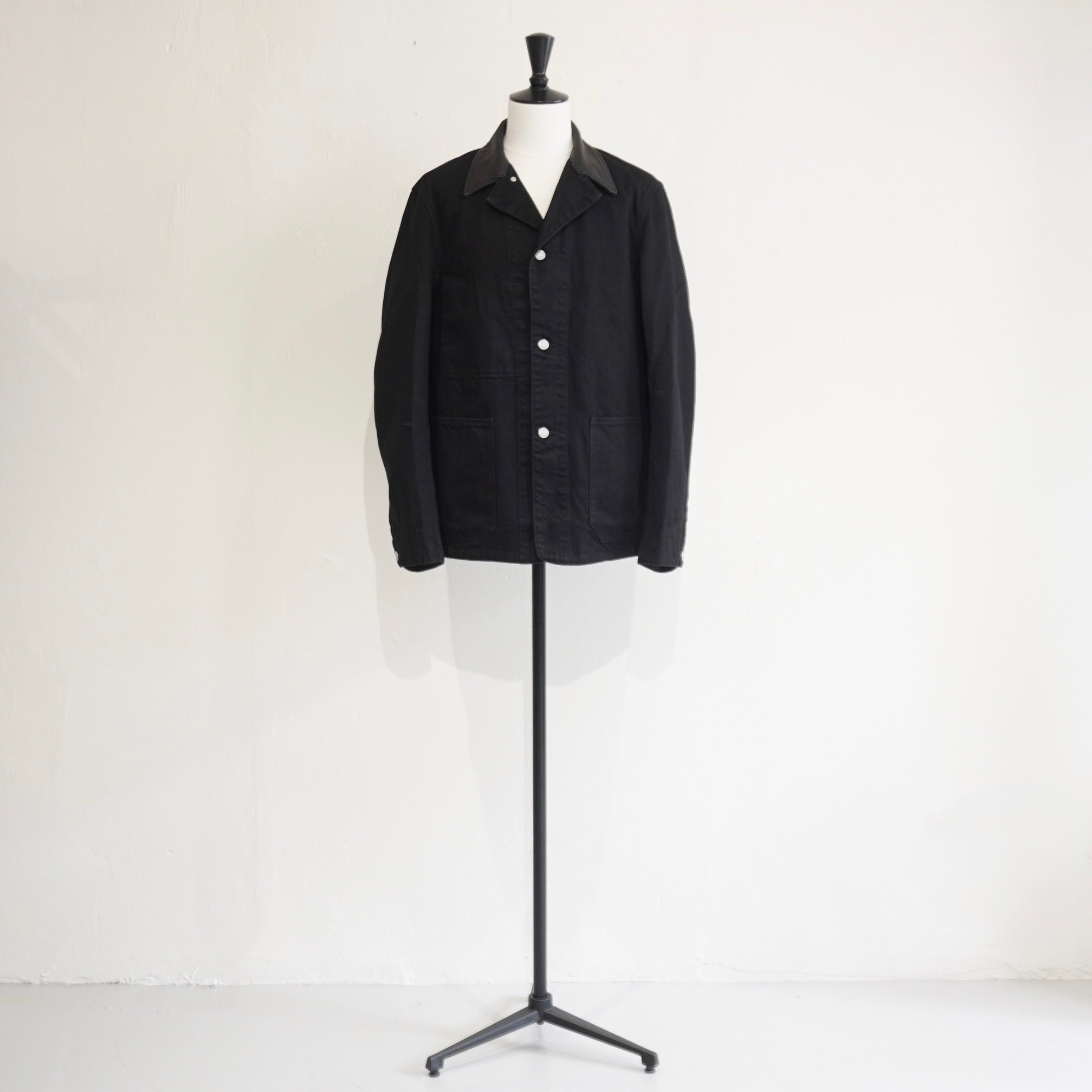 [SCYE BASICS] Selvedge Black Denim Chore Jacket - apartir Online Store アパルティール セレクトショップ