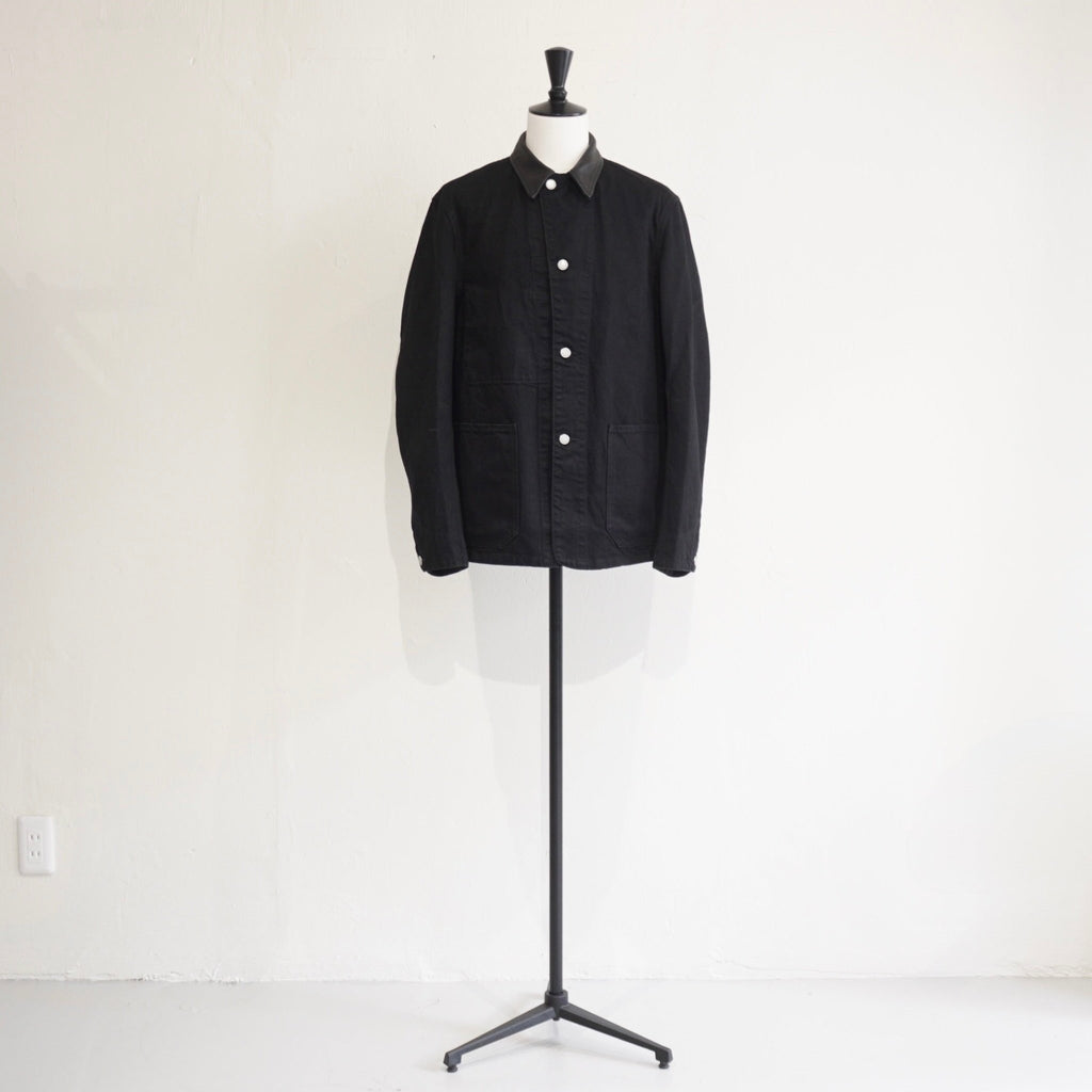 [SCYE BASICS] Selvedge Black Denim Chore Jacket - apartir Online Store アパルティール セレクトショップ