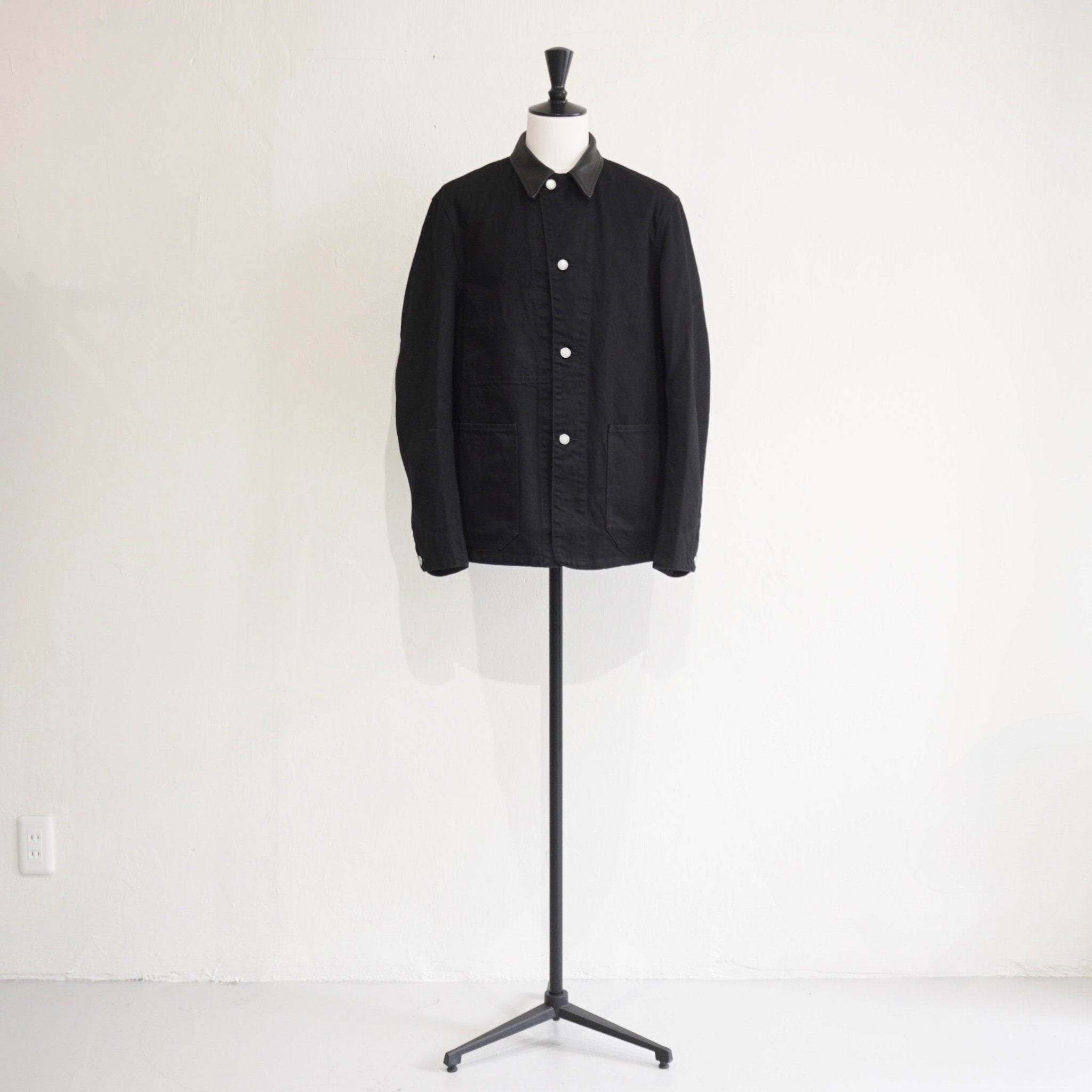 [SCYE BASICS] Selvedge Black Denim Chore Jacket - apartir Online Store アパルティール セレクトショップ