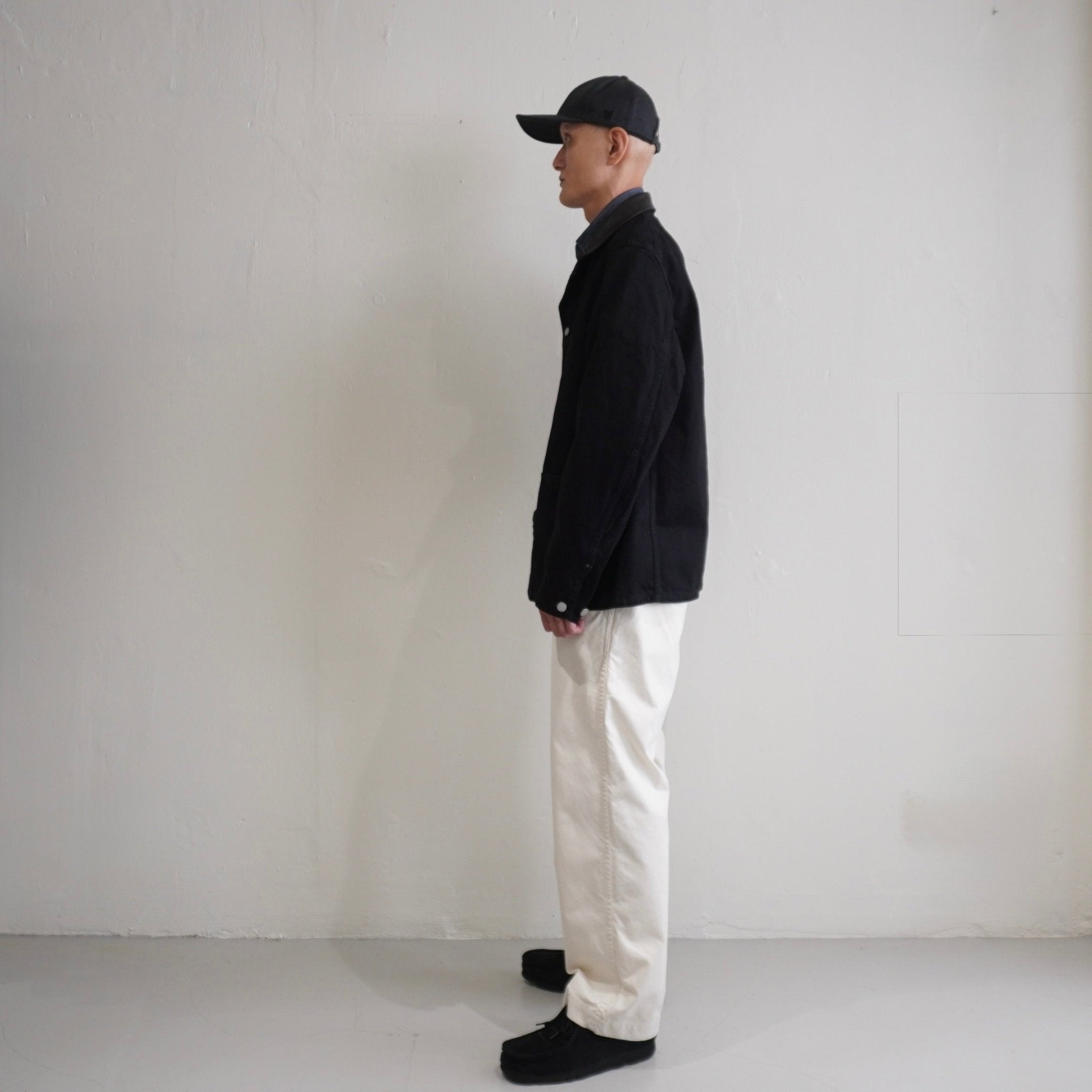 [SCYE BASICS] Selvedge Black Denim Chore Jacket - apartir Online Store アパルティール セレクトショップ