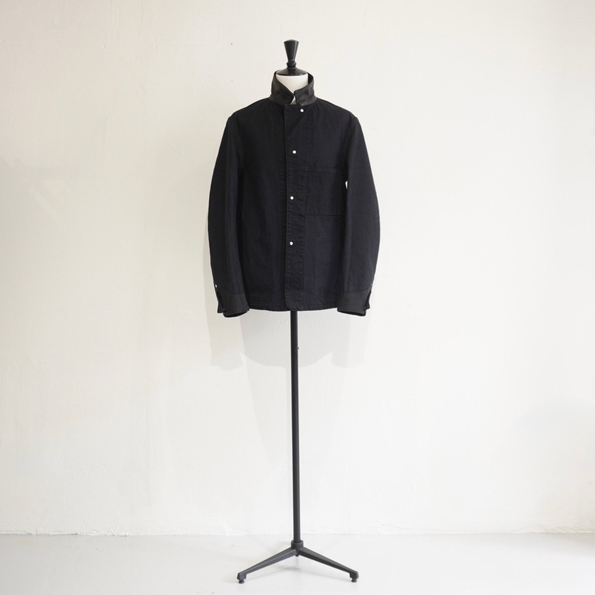 [SCYE BASICS] Selvedge Black Denim Chore Jacket - apartir Online Store アパルティール セレクトショップ