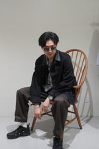 [SCYE BASICS] Selvedge Black Denim Chore Jacket - apartir Online Store アパルティール セレクトショップ