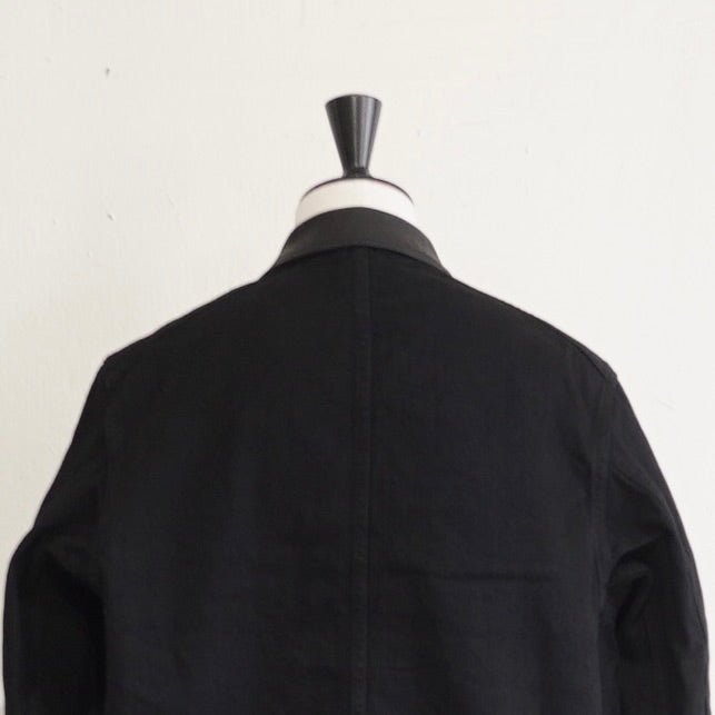 [SCYE BASICS] Selvedge Black Denim Chore Jacket - apartir Online Store アパルティール セレクトショップ
