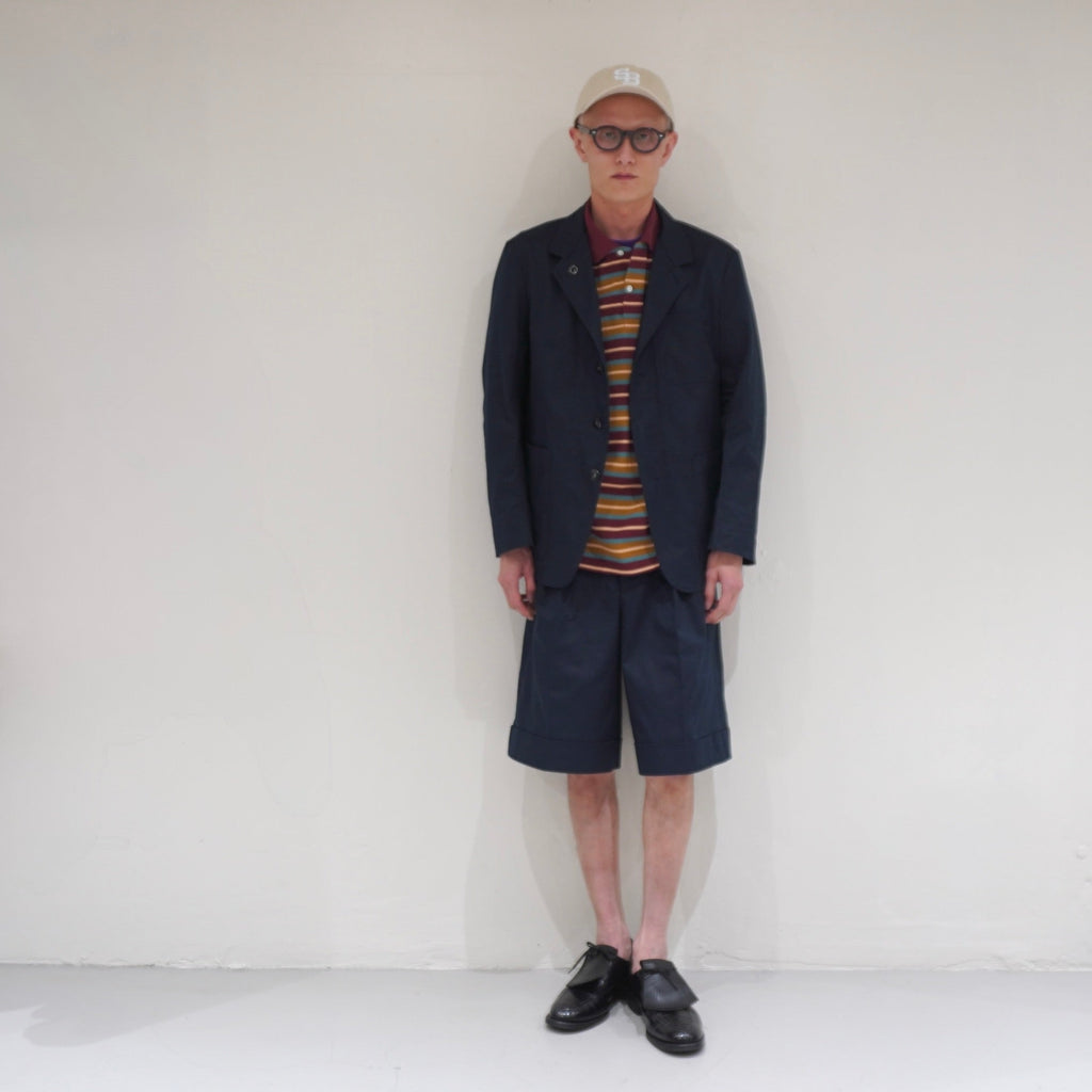 [SCYE BASICS] Striped Cotton Pique Polo Shirt サイベーシックス ストライプ コットン ピケ ポロシャツ - apartir Online Store アパルティール セレクトショップ