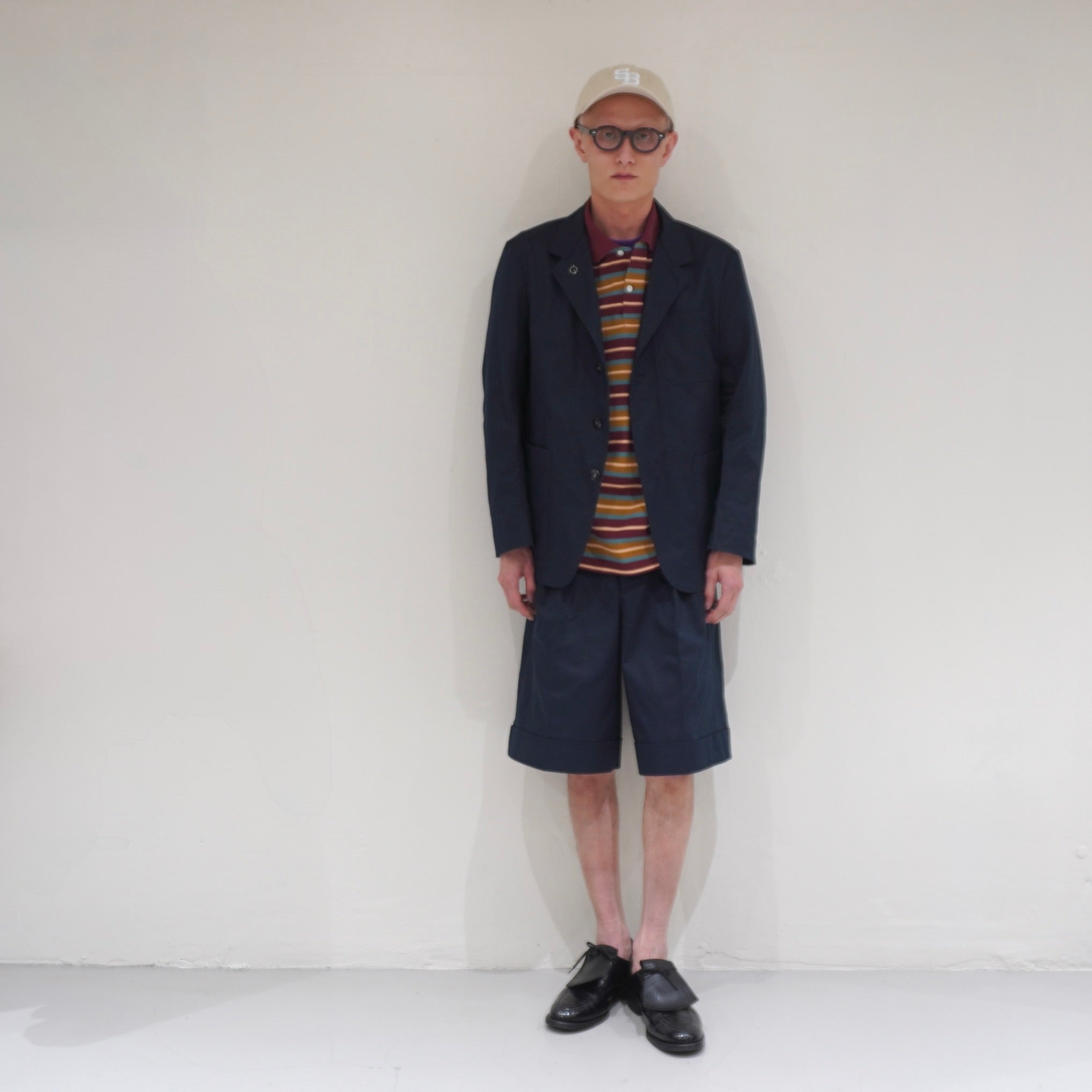 [SCYE BASICS] Striped Cotton Pique Polo Shirt サイベーシックス ストライプ コットン ピケ ポロシャツ - apartir Online Store アパルティール セレクトショップ