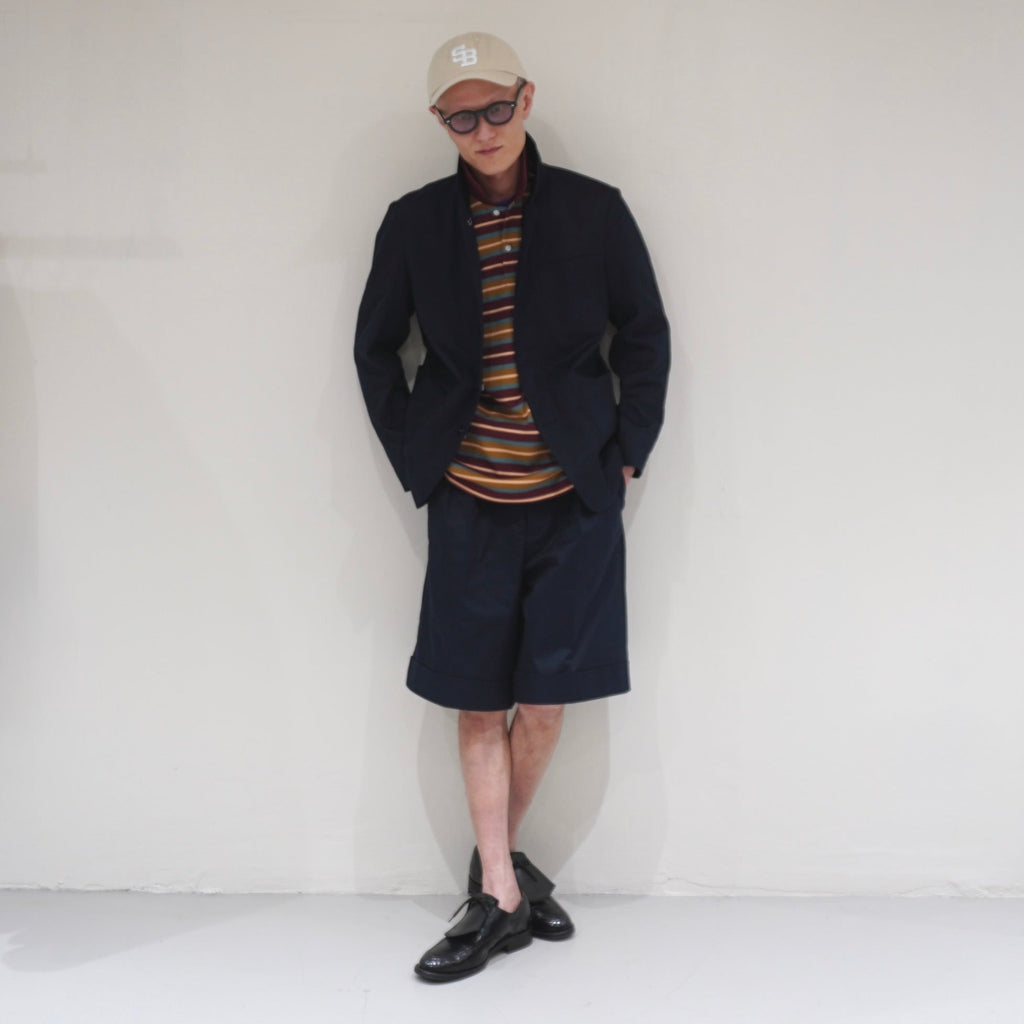 [SCYE BASICS] Striped Cotton Pique Polo Shirt サイベーシックス ストライプ コットン ピケ ポロシャツ - apartir Online Store アパルティール セレクトショップ