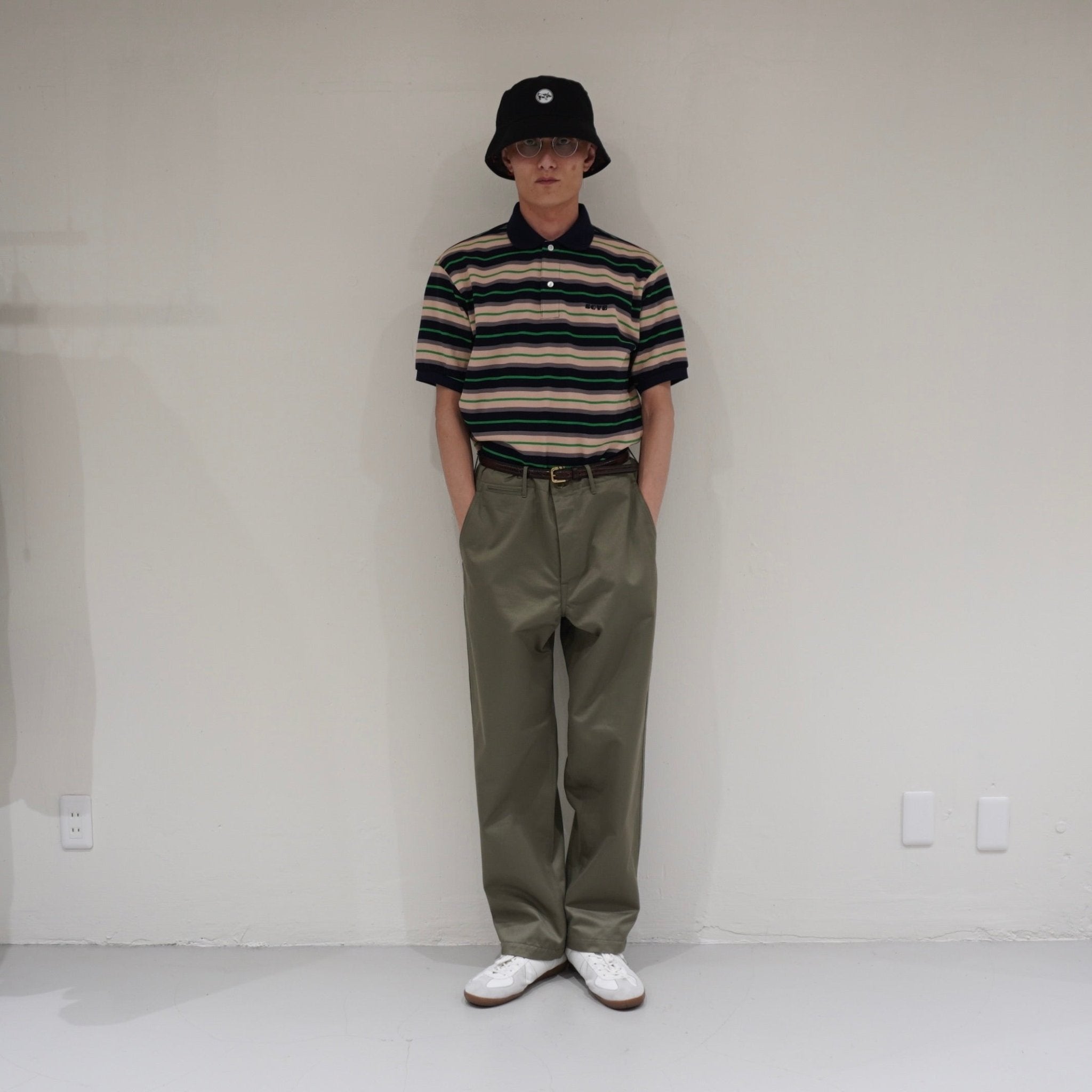 [SCYE BASICS] Striped Cotton Pique Polo Shirt サイベーシックス ストライプ コットン ピケ ポロシャツ - apartir Online Store アパルティール セレクトショップ