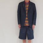 [SCYE BASICS] Striped Cotton Pique Polo Shirt サイベーシックス ストライプ コットン ピケ ポロシャツ - apartir Online Store アパルティール セレクトショップ