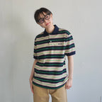 [SCYE BASICS] Striped Cotton Pique Polo Shirt サイベーシックス ストライプ コットン ピケ ポロシャツ - apartir Online Store アパルティール セレクトショップ