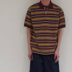 [SCYE BASICS] Striped Cotton Pique Polo Shirt サイベーシックス ストライプ コットン ピケ ポロシャツ - apartir Online Store アパルティール セレクトショップ