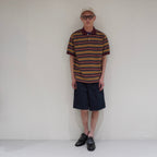 [SCYE BASICS] Striped Cotton Pique Polo Shirt サイベーシックス ストライプ コットン ピケ ポロシャツ - apartir Online Store アパルティール セレクトショップ