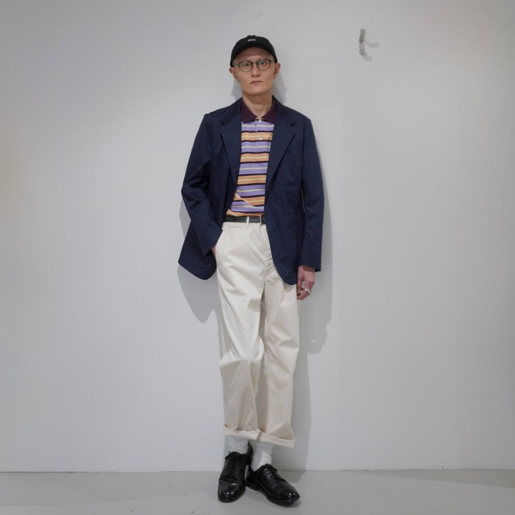 [SCYE BASICS] Striped Cotton Pique Polo Shirt - apartir Online Store アパルティール セレクトショップ