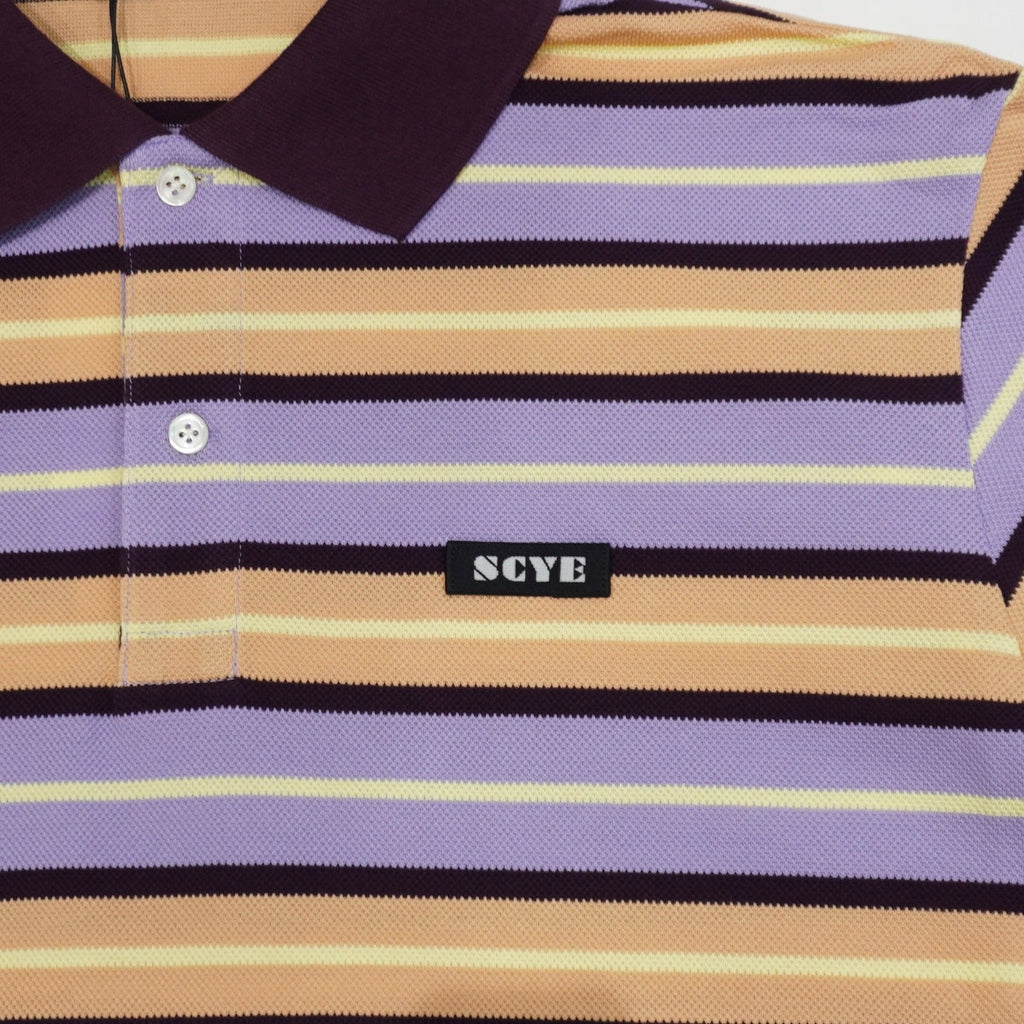 [SCYE BASICS] Striped Cotton Pique Polo Shirt - apartir Online Store アパルティール セレクトショップ