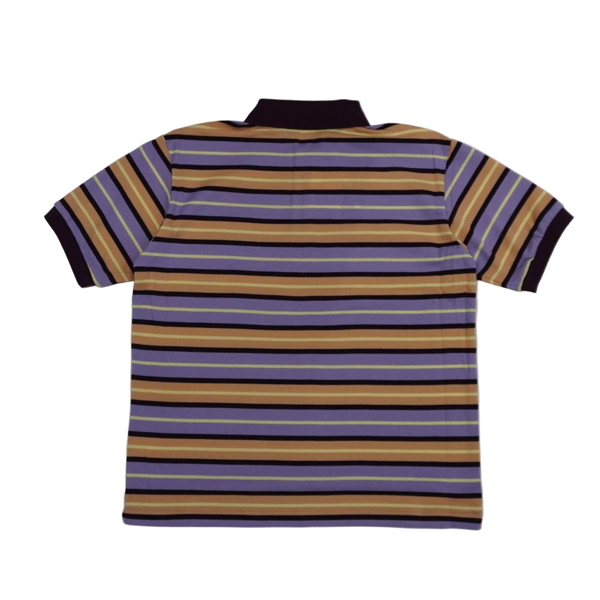 SCYE BASICS] Striped Cotton Pique Polo Shirt サイ ストライプド