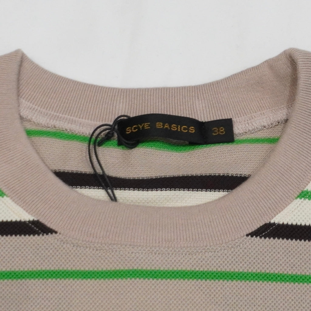 [SCYE BASICS] Striped Cotton Pique T-Shirt - apartir Online Store アパルティール セレクトショップ
