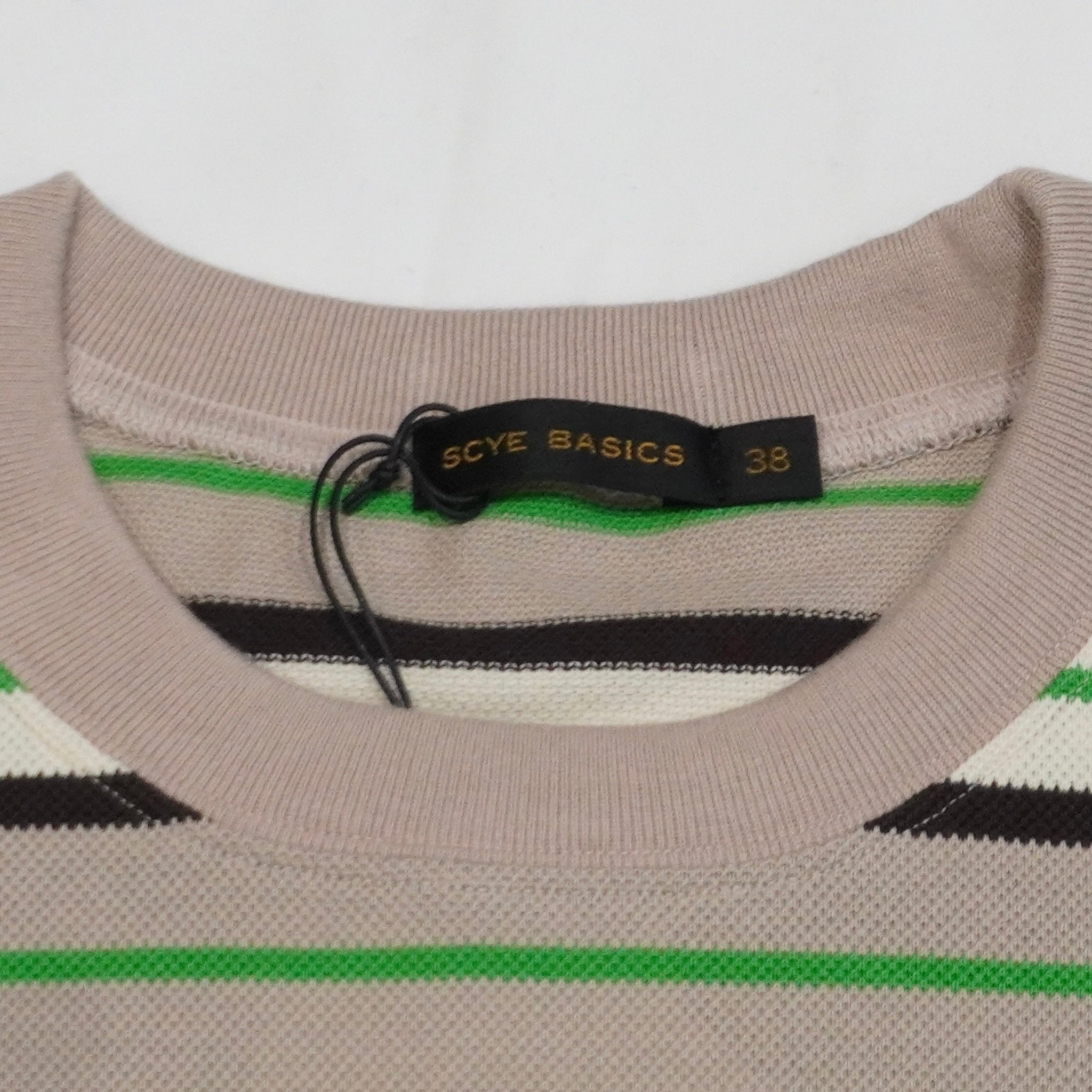 [SCYE BASICS] Striped Cotton Pique T-Shirt - apartir Online Store アパルティール セレクトショップ