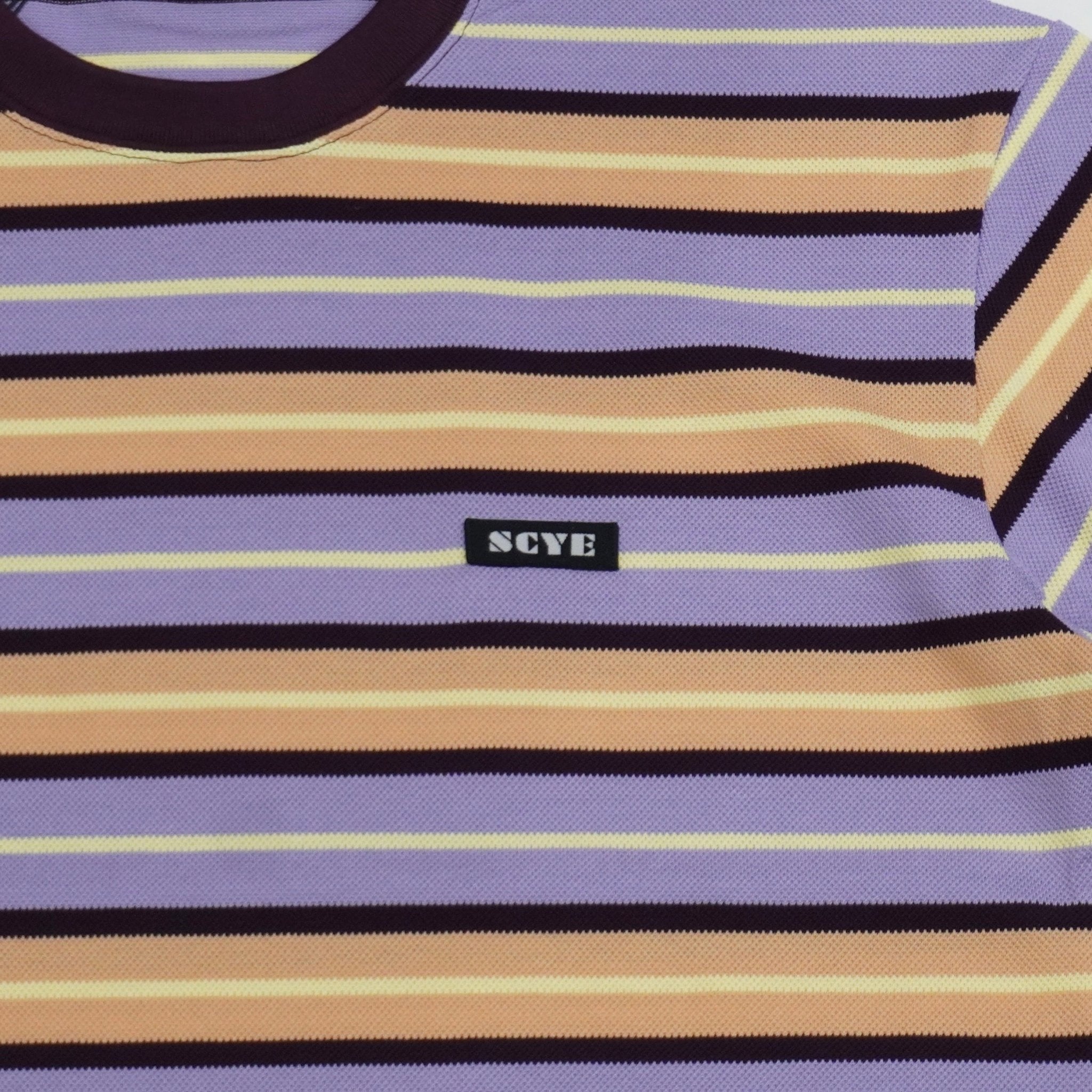 [SCYE BASICS] Striped Cotton Pique T-Shirt - apartir Online Store アパルティール セレクトショップ