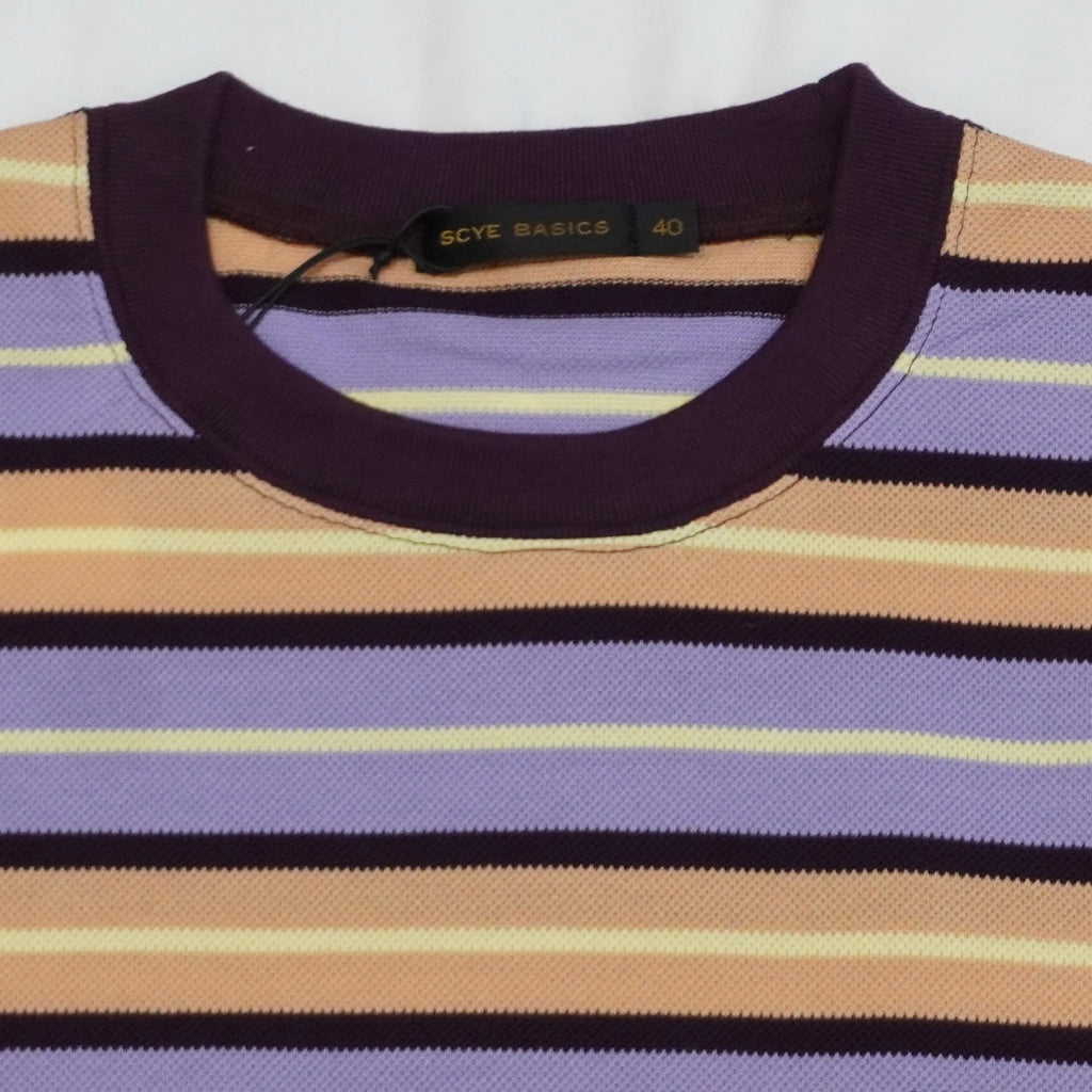 [SCYE BASICS] Striped Cotton Pique T-Shirt - apartir Online Store アパルティール セレクトショップ