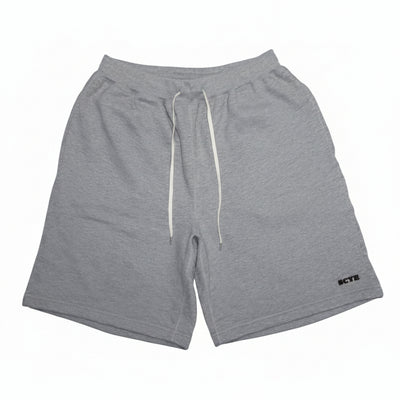 [SCYE BASICS] Tubular Loop Back Terry Logo Sweat Shorts, Hang-Back Fleece Logo Sweat Shorts