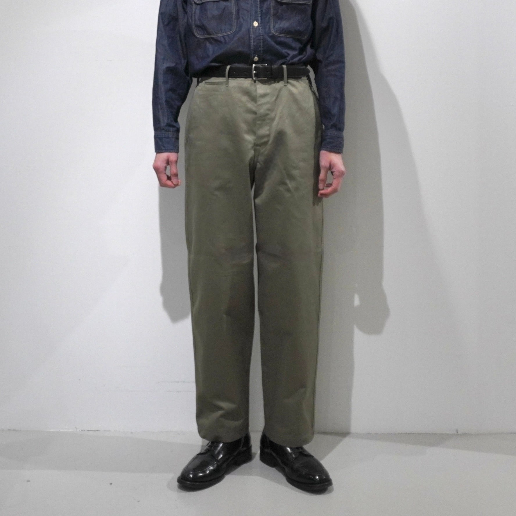 [SCYE BASICS] Vintage Chino Cloth Military Pants サイベーシックス ヴィンテージ チノクロス パンツ - apartir Online Store アパルティール セレクトショップ