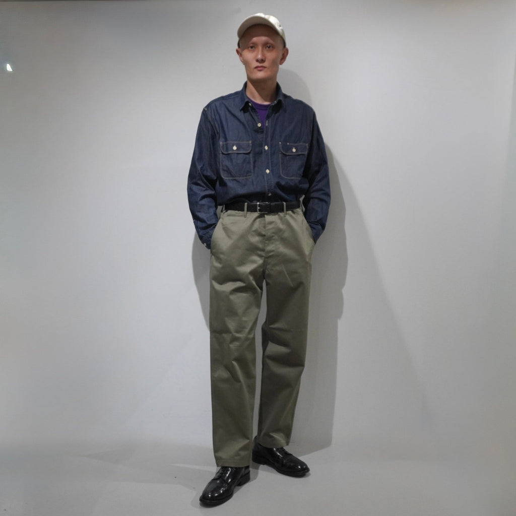 [SCYE BASICS] Vintage Chino Cloth Military Pants サイベーシックス ヴィンテージ チノクロス パンツ - apartir Online Store アパルティール セレクトショップ