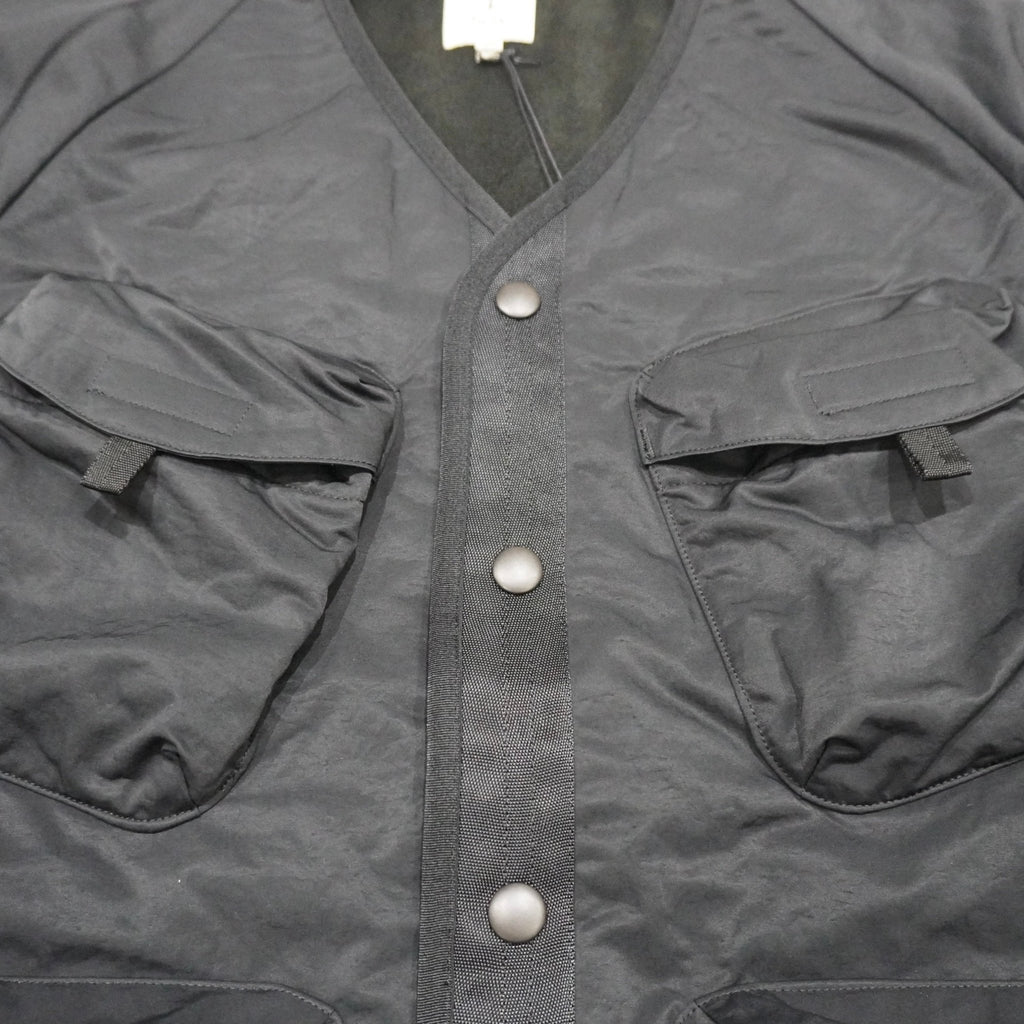 [Scye] High Multi Taslan Nylon Twill Collarless Jacket ハイマルチタスラン ナイロンツイル カラーレスジャケット - apartir Online Store アパルティール セレクトショップ