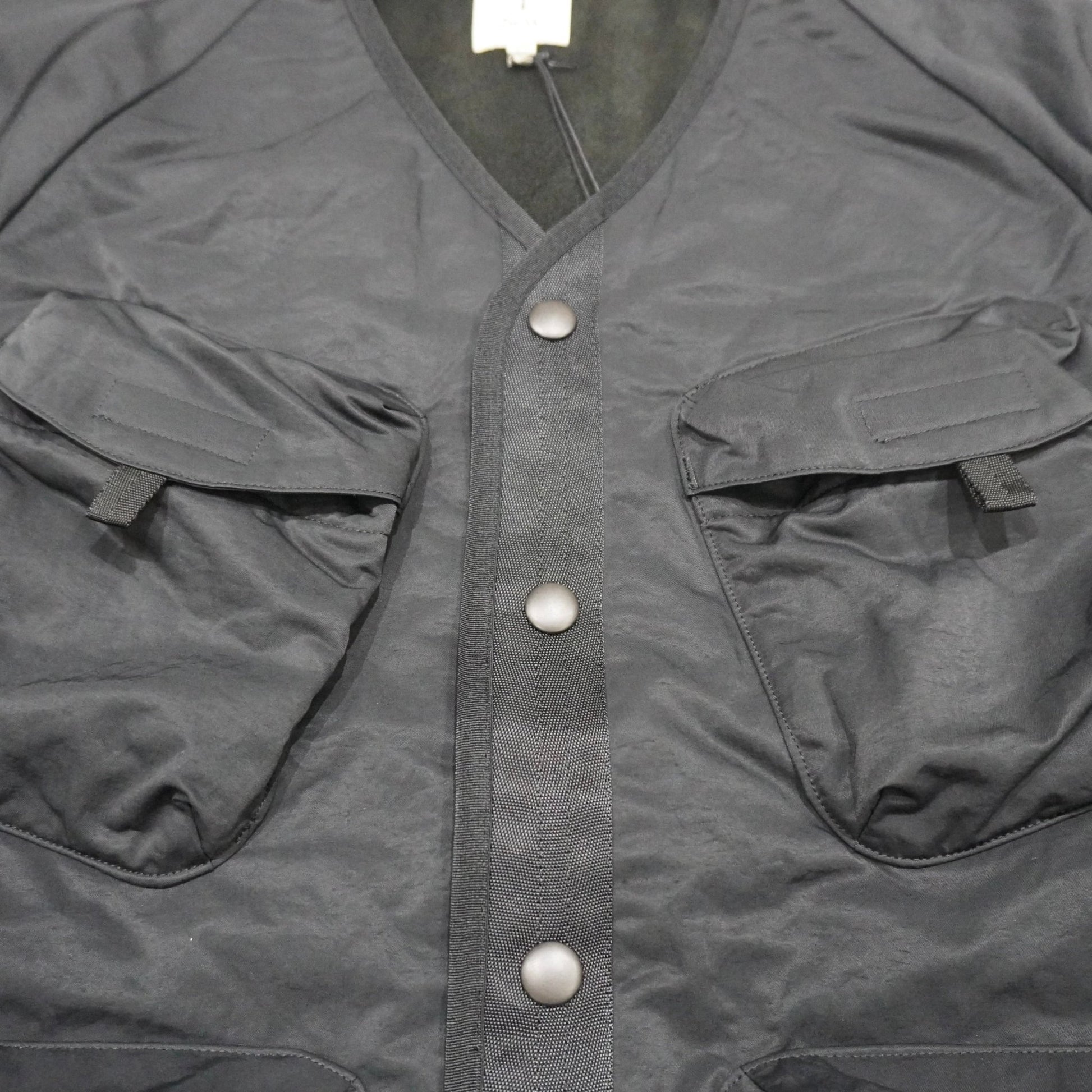 [Scye] High Multi Taslan Nylon Twill Collarless Jacket ハイマルチタスラン ナイロンツイル カラーレスジャケット - apartir Online Store アパルティール セレクトショップ