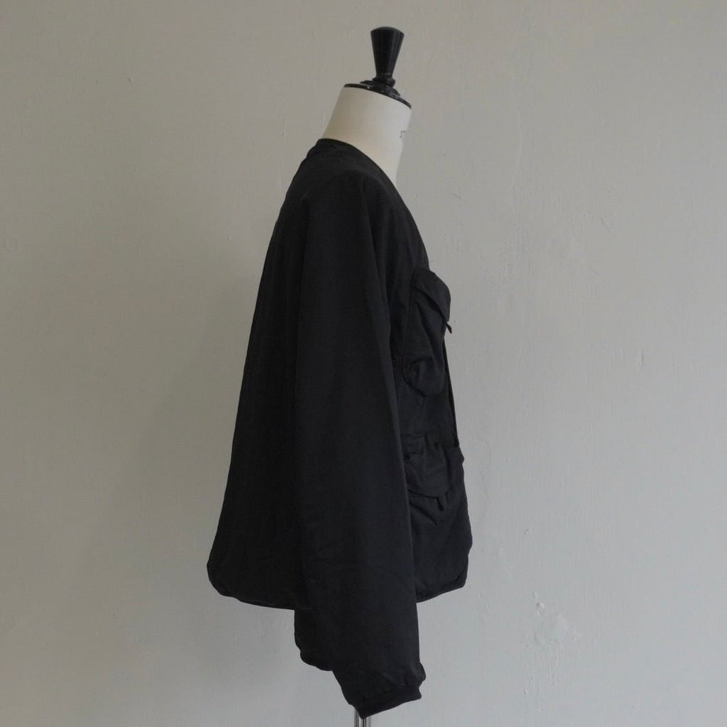 [Scye] High Multi Taslan Nylon Twill Collarless Jacket ハイマルチタスラン ナイロンツイル カラーレスジャケット - apartir Online Store アパルティール セレクトショップ