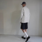[Scye] Linen Herringbone Stand Collar Work Jacket サイ リネン ワーク ジャケット - apartir Online Store アパルティール セレクトショップ