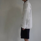 [Scye] Linen Herringbone Stand Collar Work Jacket サイ リネン ワーク ジャケット - apartir Online Store アパルティール セレクトショップ