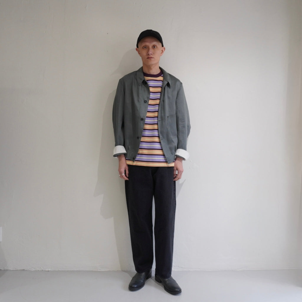 [Scye] Linen Sateen Cropped Work Jacket - apartir Online Store アパルティール セレクトショップ