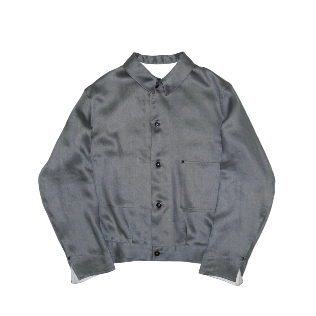 [Scye] Linen Sateen Cropped Work Jacket - apartir Online Store アパルティール セレクトショップ