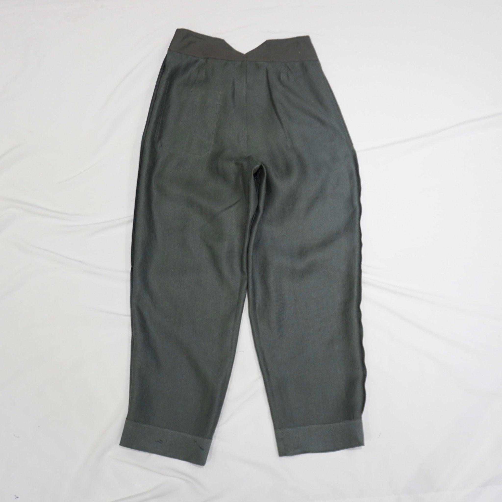 [SCYE] Linen Sateen High Back Trousers - apartir Online Store アパルティール セレクトショップ