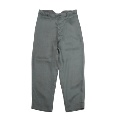 [SCYE] Linen Sateen High Back Trousers