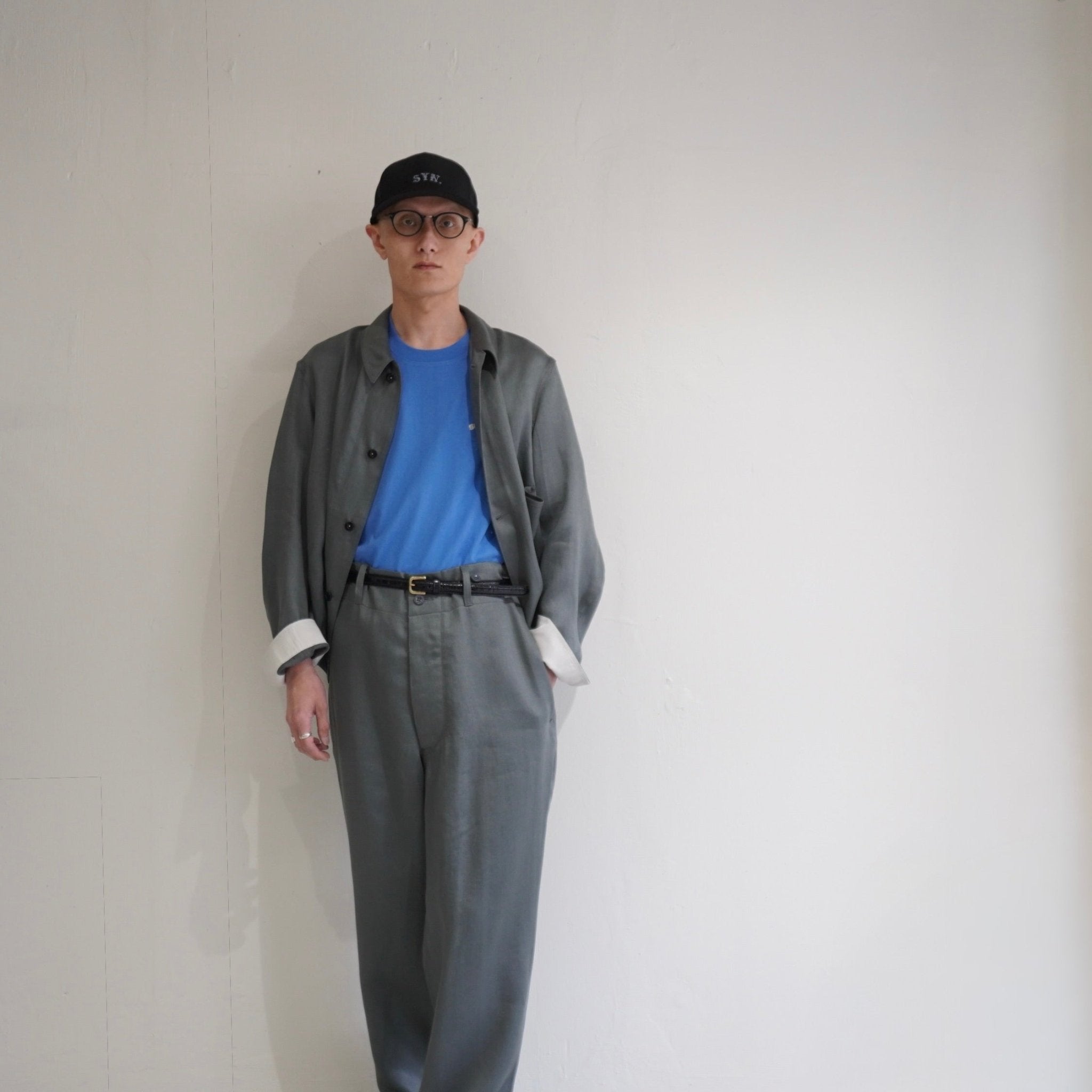 [SCYE] Linen Sateen High Back Trousers - apartir Online Store アパルティール セレクトショップ