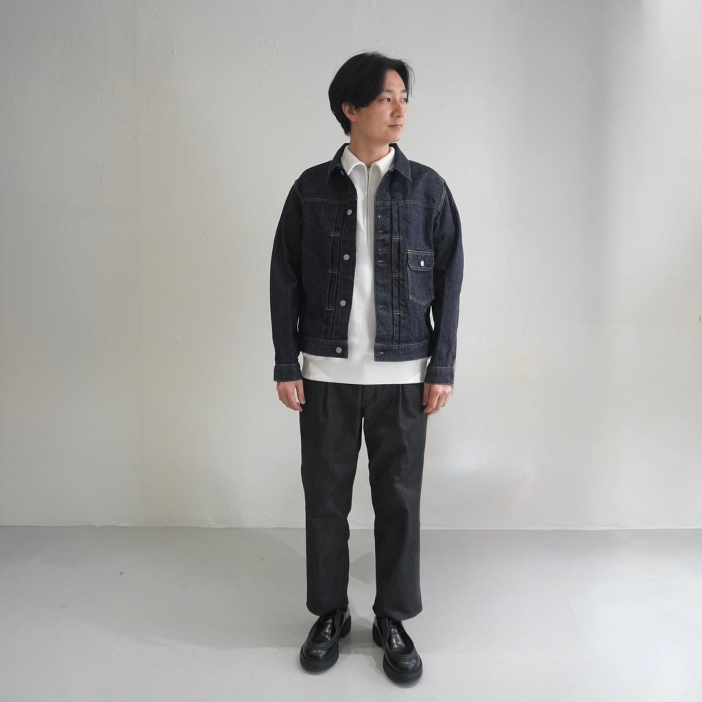 [SCYE] Mens Tubular Loop Back Terry Logo Half Zip Pullover 丸胴 ハーフジップ 半袖スウェットシャツ - apartir Online Store アパルティール セレクトショップ