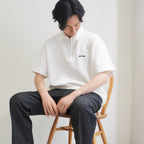[SCYE] Mens Tubular Loop Back Terry Logo Half Zip Pullover 丸胴 ハーフジップ 半袖スウェットシャツ - apartir Online Store アパルティール セレクトショップ