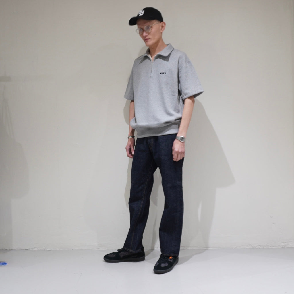 [SCYE] Mens Tubular Loop Back Terry Logo Half Zip Pullover 丸胴 ハーフジップ 半袖スウェットシャツ - apartir Online Store アパルティール セレクトショップ