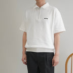 [SCYE] Mens Tubular Loop Back Terry Logo Half Zip Pullover 丸胴 ハーフジップ 半袖スウェットシャツ - apartir Online Store アパルティール セレクトショップ
