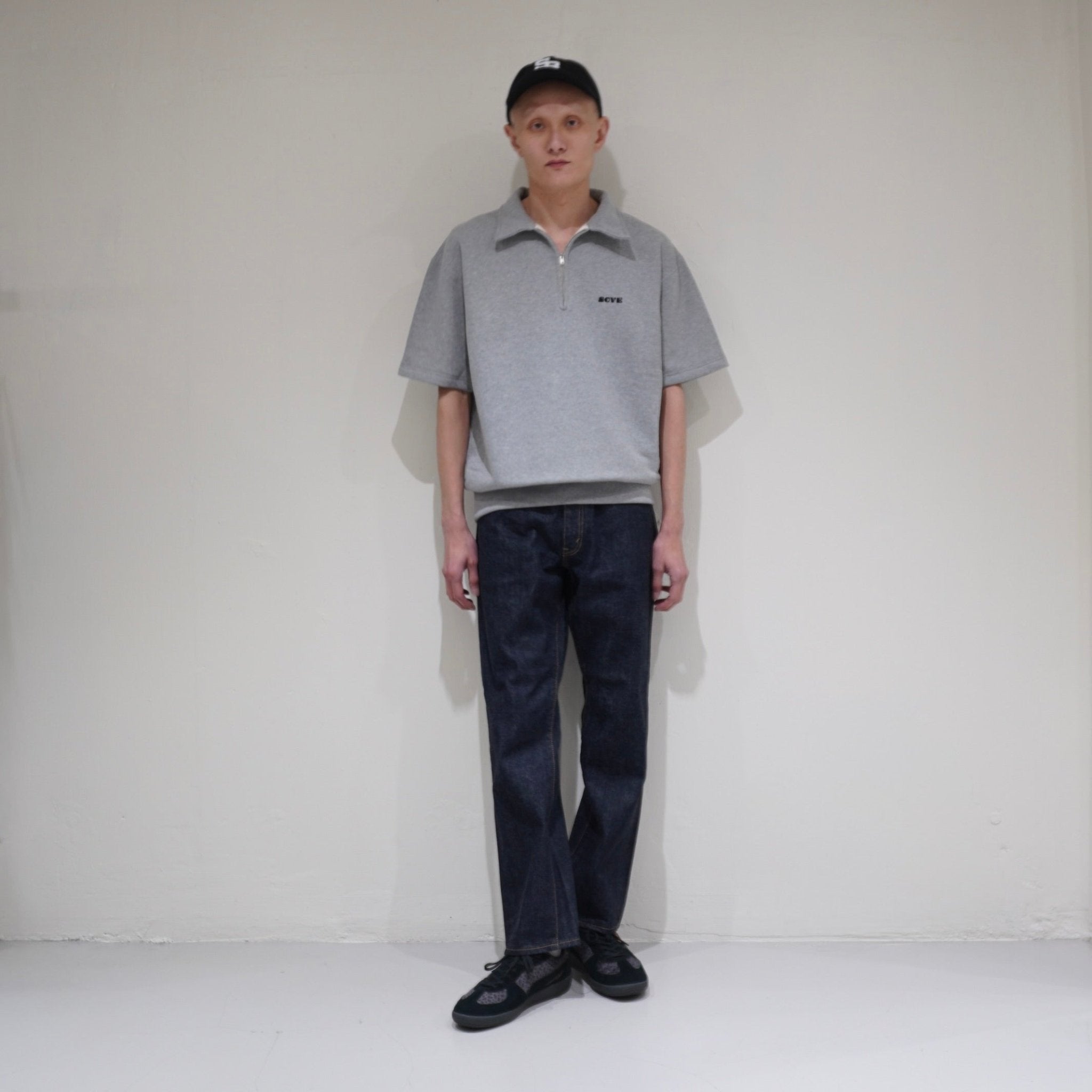 [SCYE] Mens Tubular Loop Back Terry Logo Half Zip Pullover 丸胴 ハーフジップ 半袖スウェットシャツ - apartir Online Store アパルティール セレクトショップ