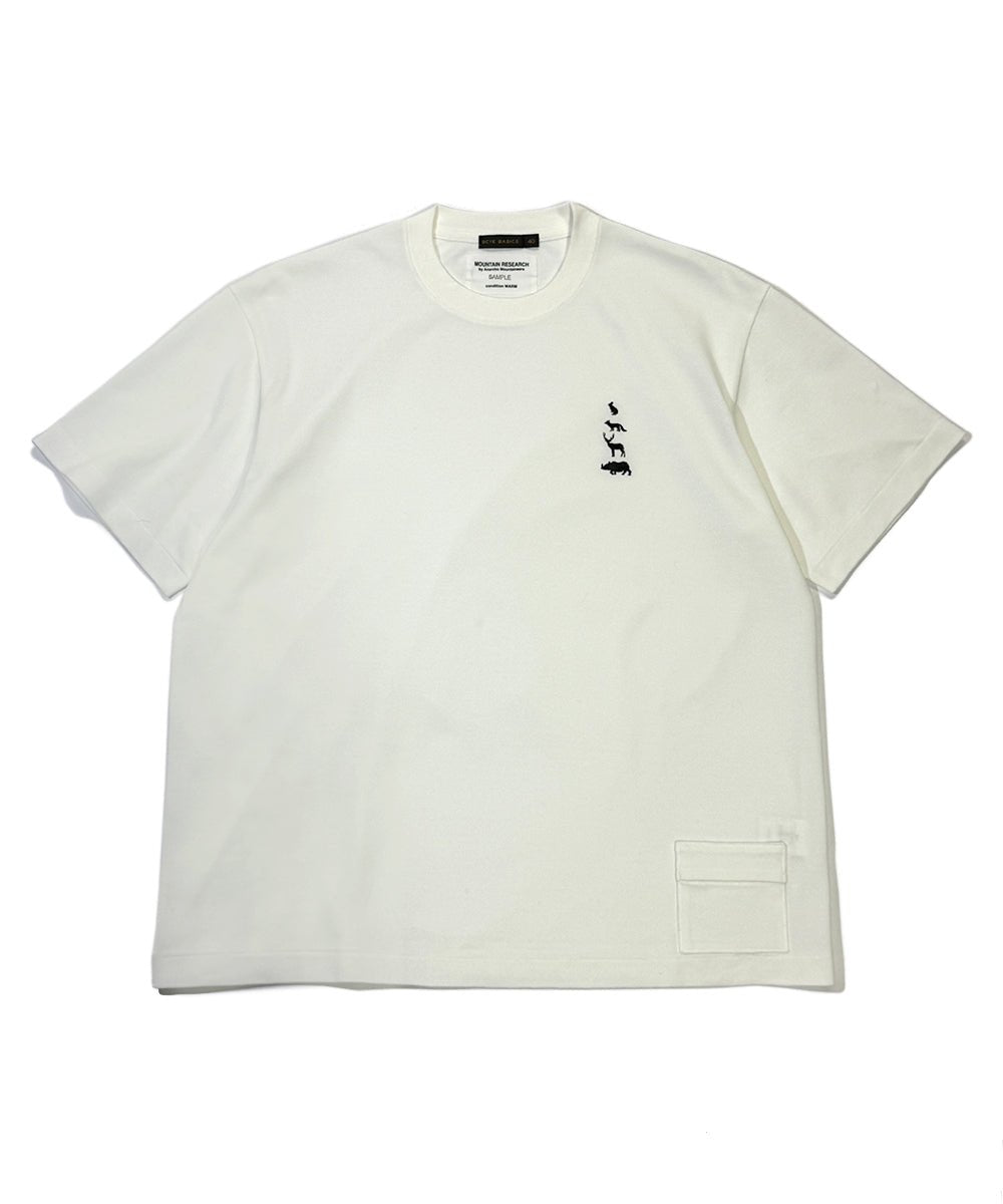 [Scye × Mountain Research] Cotton Pique side pocket T-shirt - apartir Online Store アパルティール セレクトショップ
