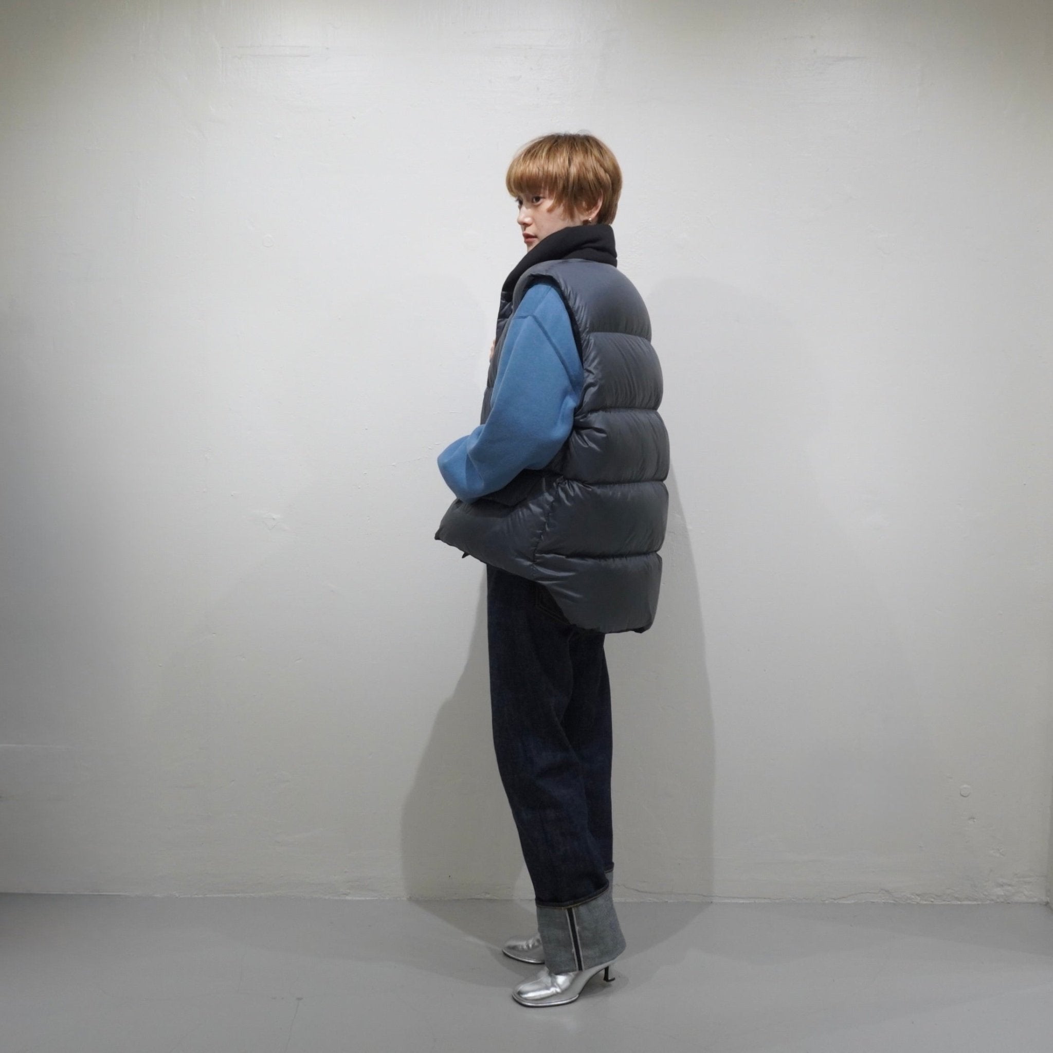 [SCYE] Nylon Stretch Reversible Down Vest サイ ナイロン ストレッチ リバーシブル ダウンベスト - apartir Online Store アパルティール セレクトショップ