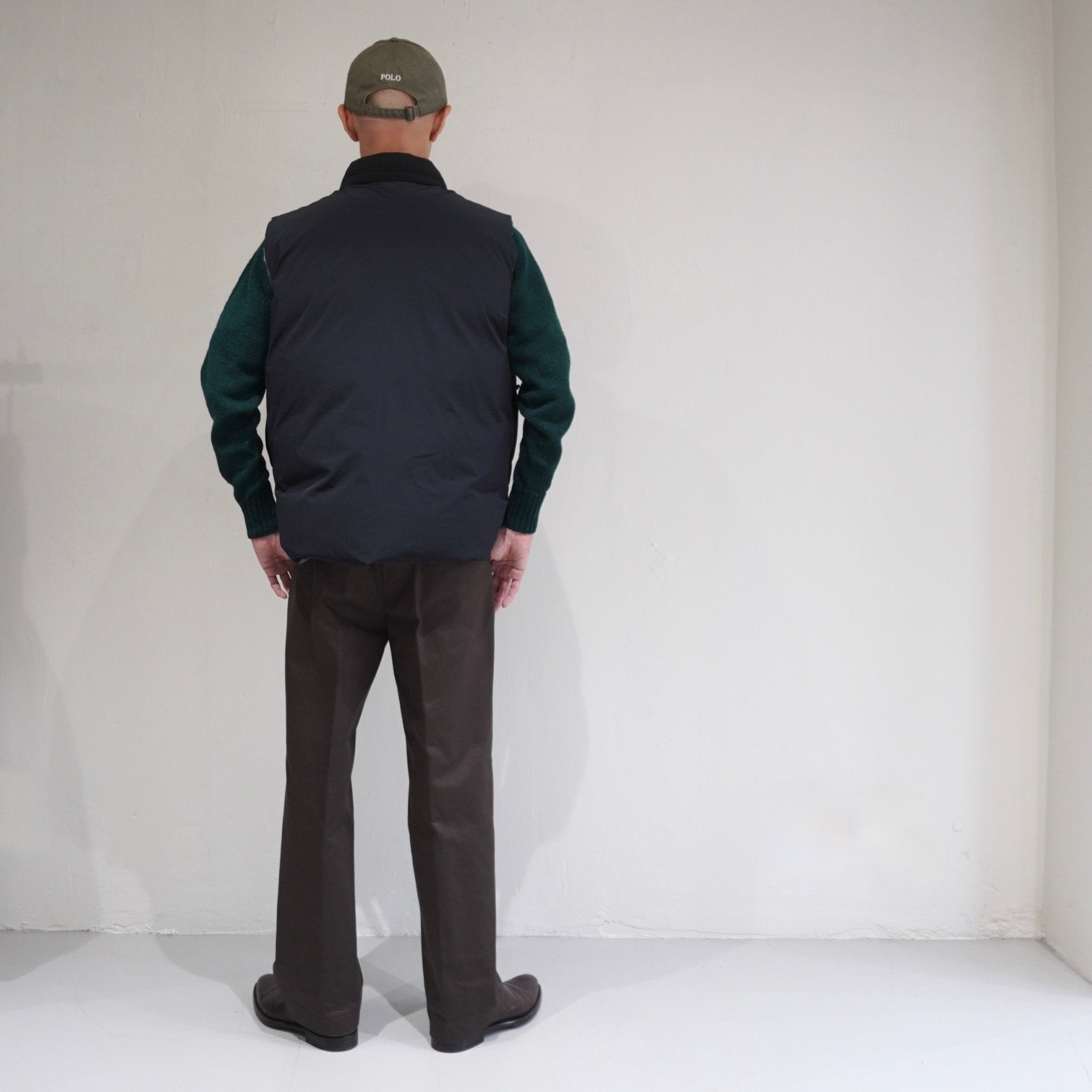 [SCYE] Nylon Stretch Reversible Down Vest サイ ナイロン ストレッチ リバーシブル ダウンベスト - apartir Online Store アパルティール セレクトショップ