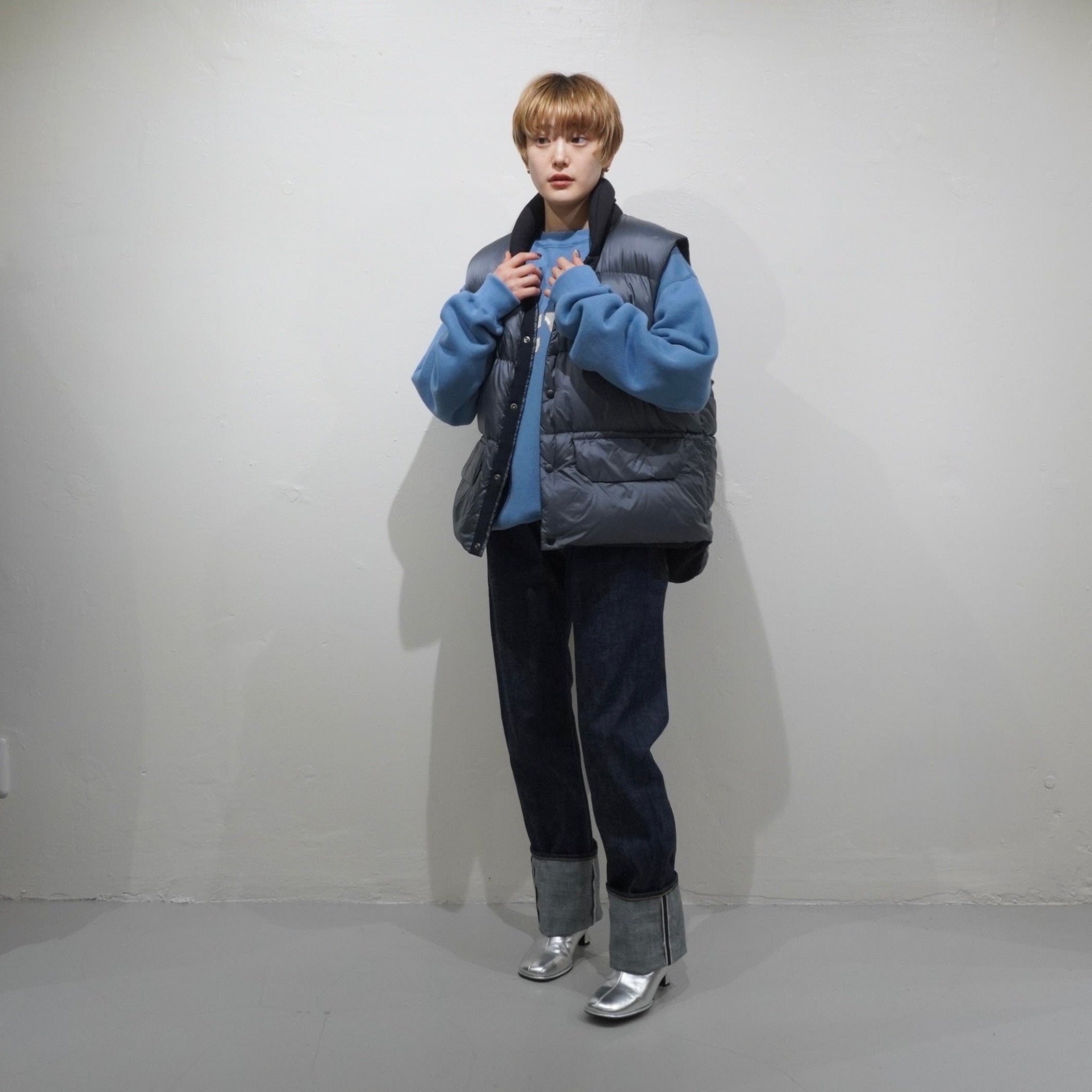 [SCYE] Nylon Stretch Reversible Down Vest サイ ナイロン ストレッチ リバーシブル ダウンベスト - apartir Online Store アパルティール セレクトショップ