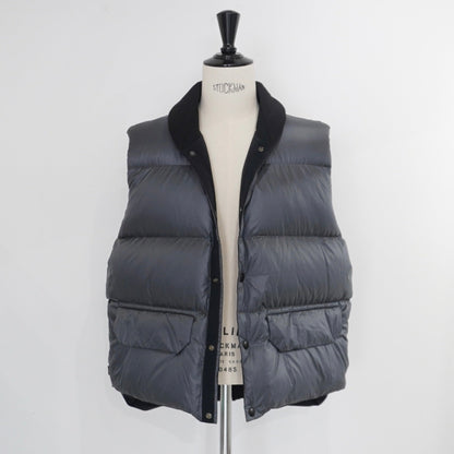 [SCYE] Nylon Stretch Reversible Down Vest サイ ナイロン ストレッチ リバーシブル ダウンベスト アウター - #shop_name #アパルティール# #名古屋# #セレクトショップ#