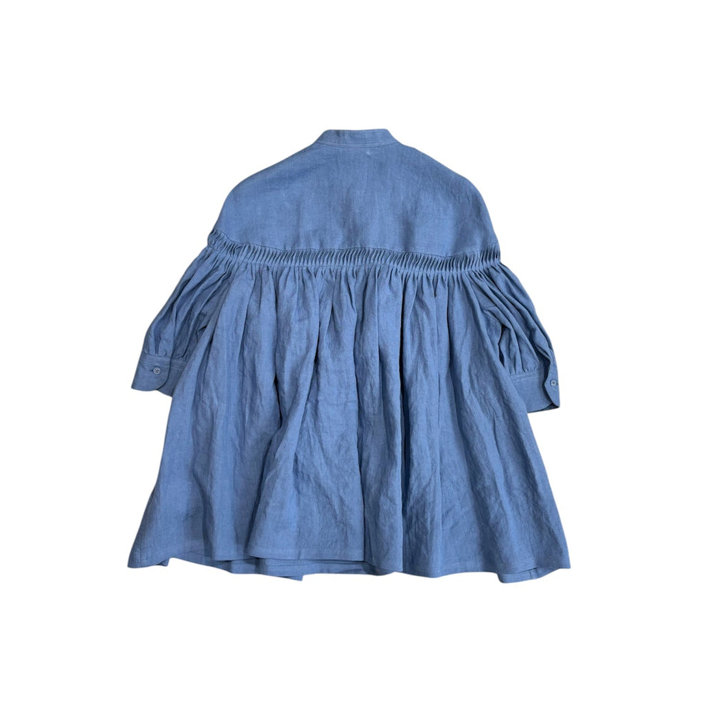 [Scye] Organic Linen Tucked Puff Sleeve Blouse サイ リネンタックブラウス - apartir Online Store アパルティール セレクトショップ